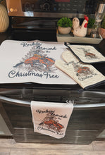 Christmas kitchen sets (drying mat, towel & oven mitt set)