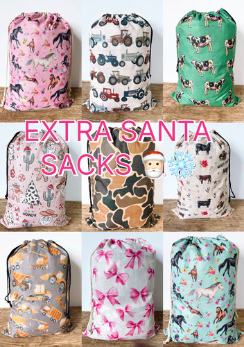 Santa sacks (end of Nov)