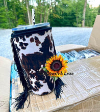 MIX* sent randomly fringe 30oz koozies *all cow