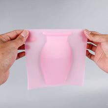 Stick on silicone flower vases