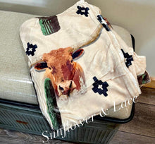 Longhorn adult blanket