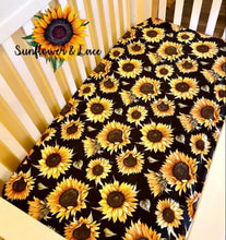 Sunflower crib sheets *
