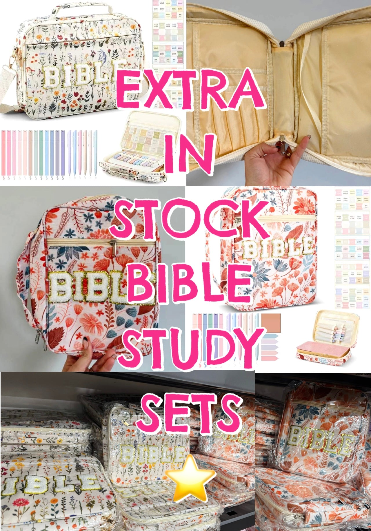 Bible study sets (in stock)