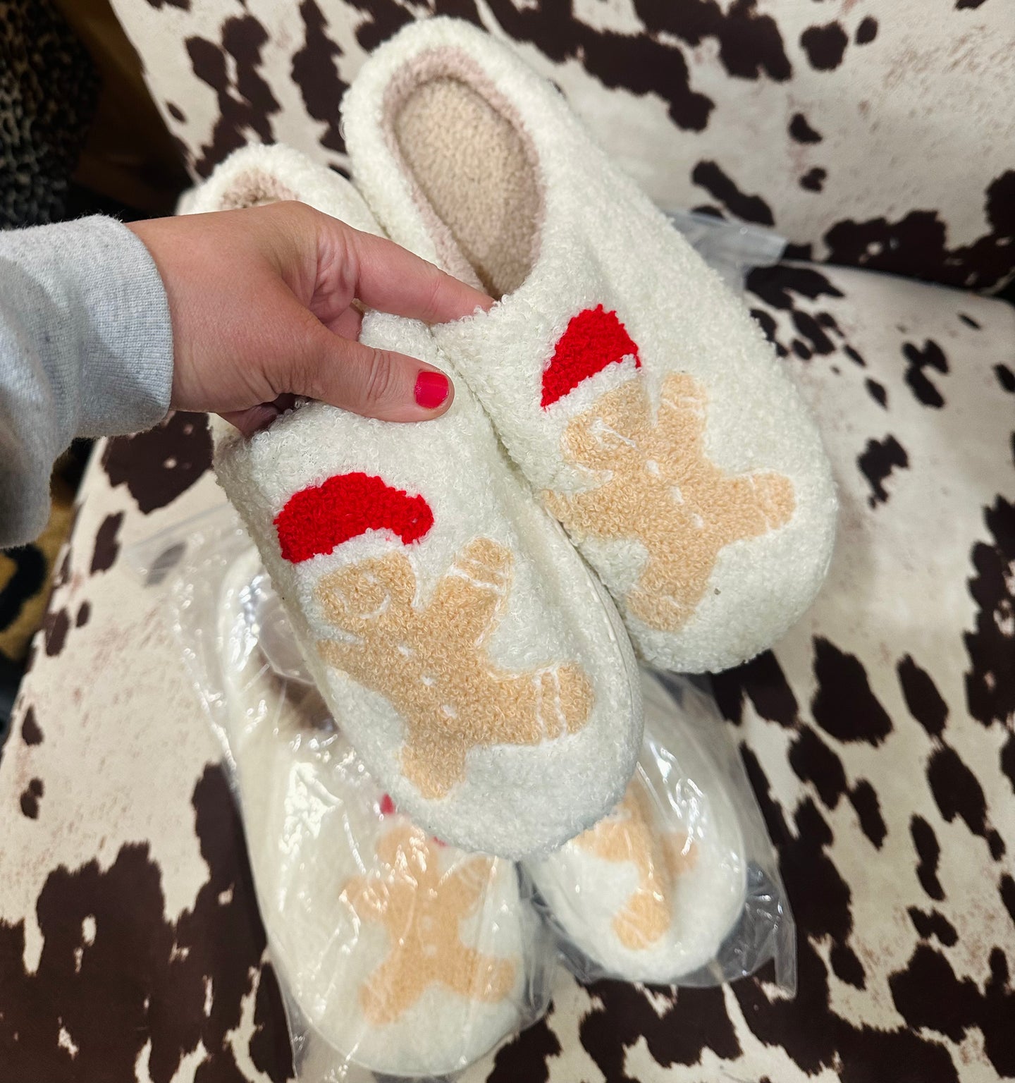 Gingerbread slippers