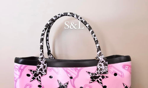 Custom add on PU BOGG bag/beach bag straps ONLY *2 pc * add on